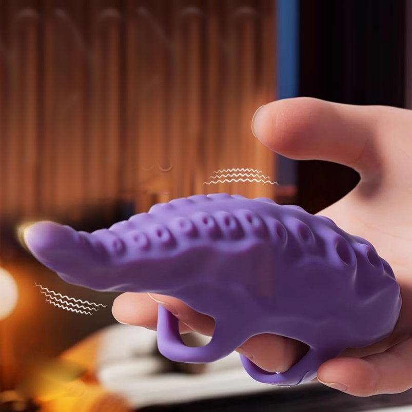 Vibrador de Dedo "Fantasy Tentacle" – Estimulación Punto G con Textura de Pulpo para el Orgasmo Femenino