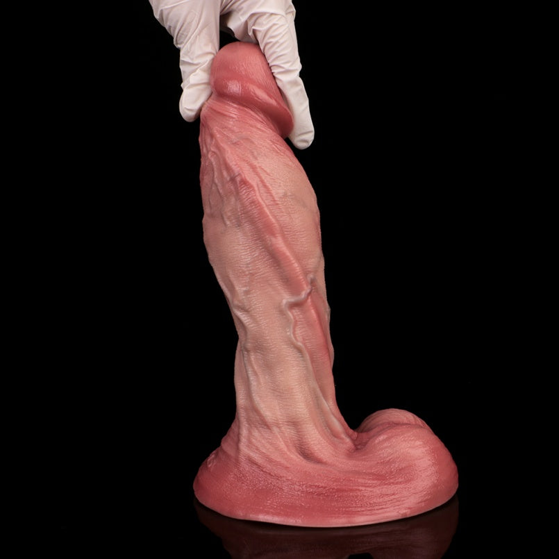 Dildo Realista de Silicona en Forma S – Estimulador del Punto G para Masturbación Femenina