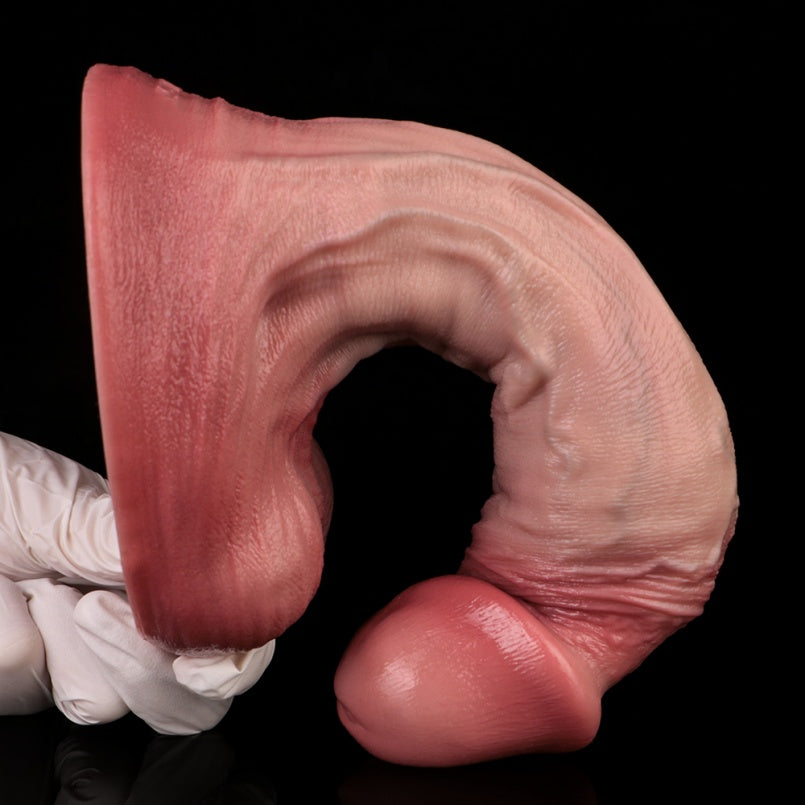 Dildo Realista de Silicona en Forma S – Estimulador del Punto G para Masturbación Femenina