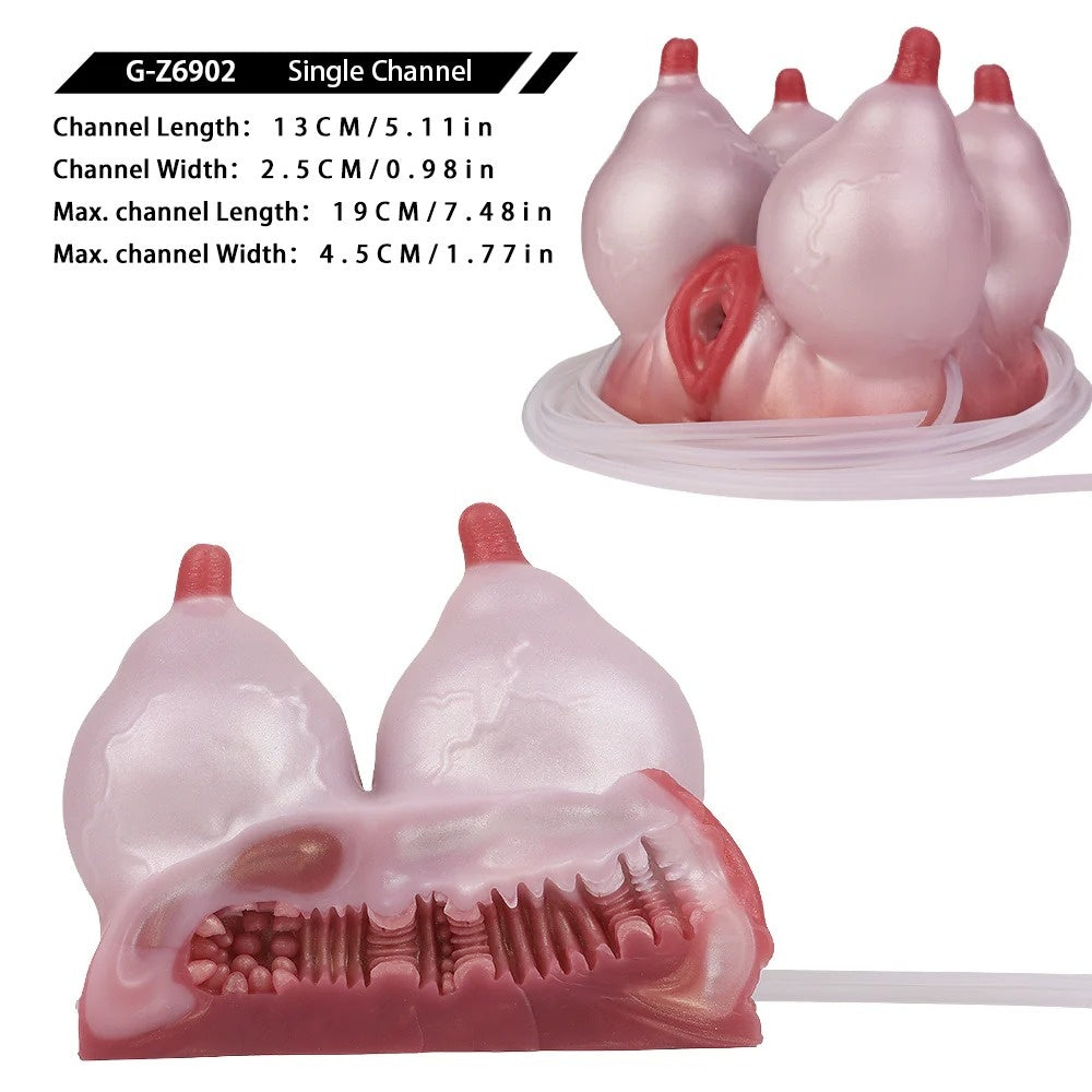 Fantasy Sex Doll "Squirting Cow" - Penis Massager with Dual Stimulation and Realistic Texture
