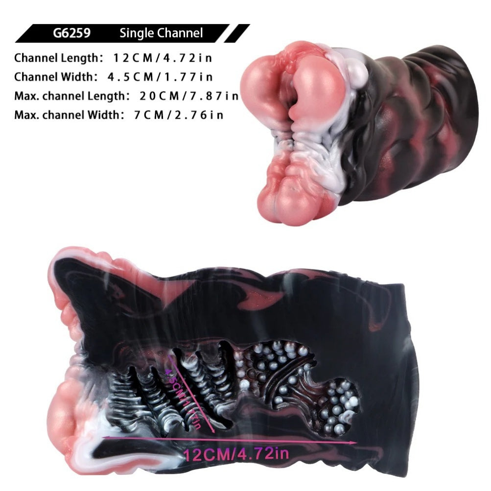 Animal Fantasy Sex Doll with Skin Texture – Dual Channel Male Masturbator with Exotic Vagina Types