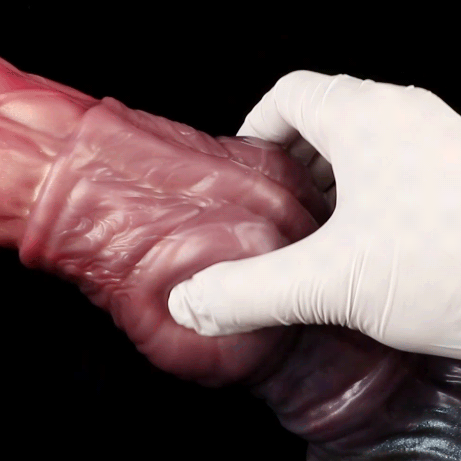 Consolador de Caballo Realista "Monster Knot" de Silicona Doble Capa – Dildo de Fantasía para Orgasmo Femenino Profundo