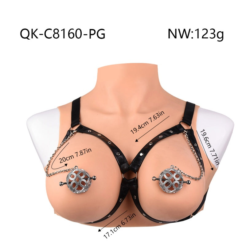 Bolitas En El Pezón Bettie Bondage Kit – Estructura Tejida Hueca, Forced Orgasm, Juguetes Sexuales Kinky
