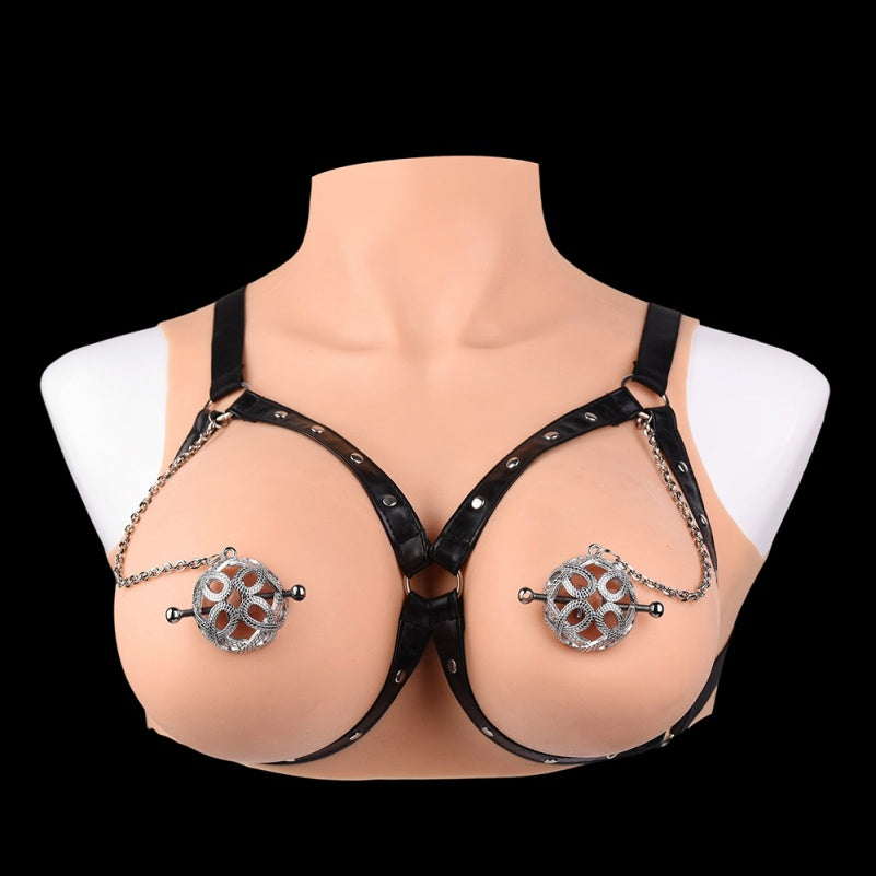 Bolitas En El Pezón Bettie Bondage Kit – Estructura Tejida Hueca, Forced Orgasm, Juguetes Sexuales Kinky