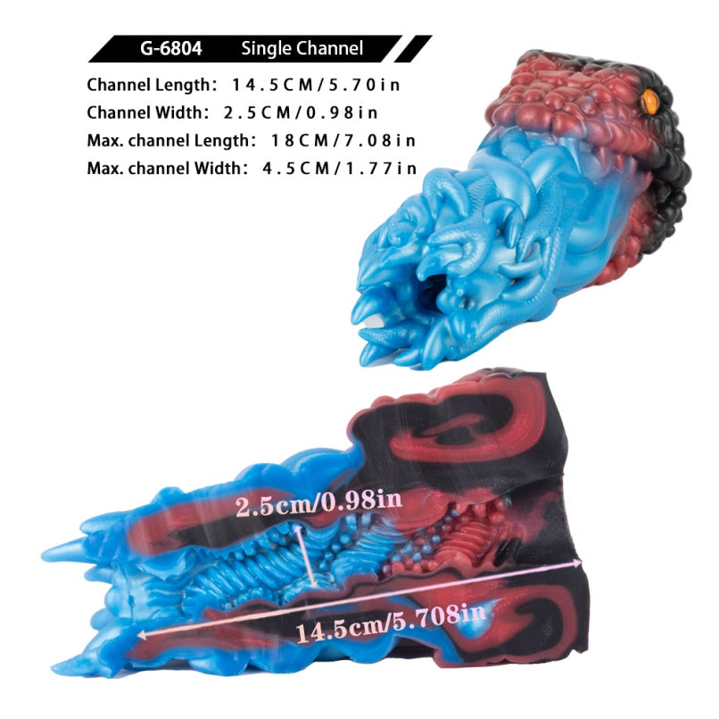 Masturbador de Fantasía Muñecas Sexuales de Silicona - Pocket Pussy con Textura Alienígena