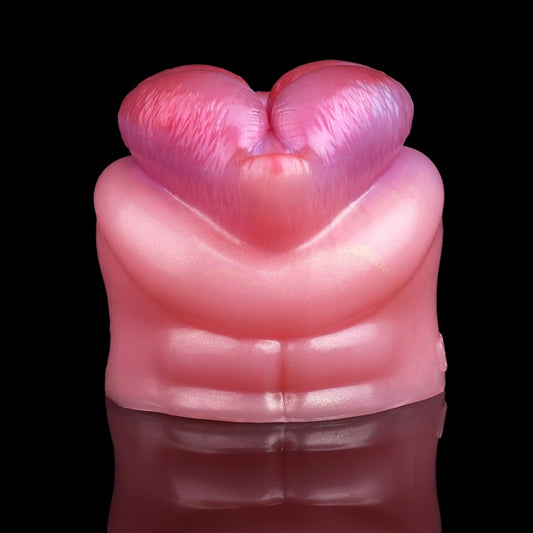 Entrenador de pene con forma de oso fantasía en silicona — experiencia envolvente para explorar el placer salvaje