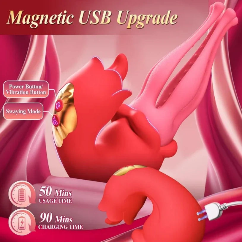 Consolador Fantasía Tentáculo Monstruoso con Vibración G-spot – Estimulador de Succión y Masaje para Hombres y Mujeres