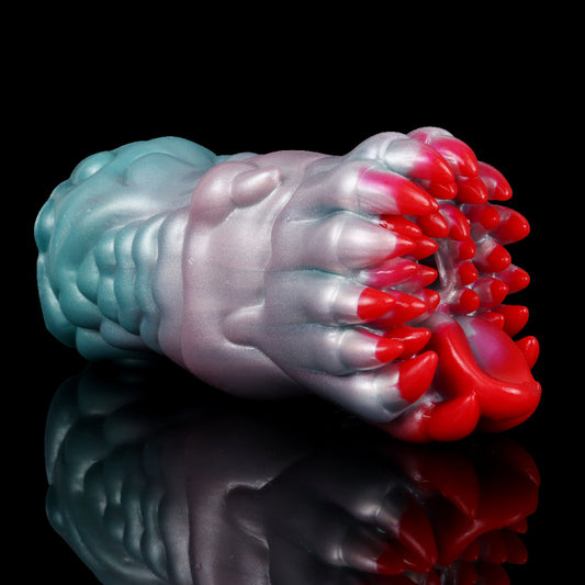 Onahole de silicona de fantasía de implante extraño – Masturbador masculino de masaje para pene