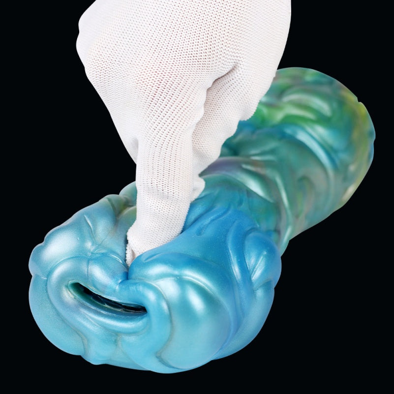 Double Entry Silicone Pocket Pussy – Male Erotic Toy for Penis Massage and Sensory Fantasies