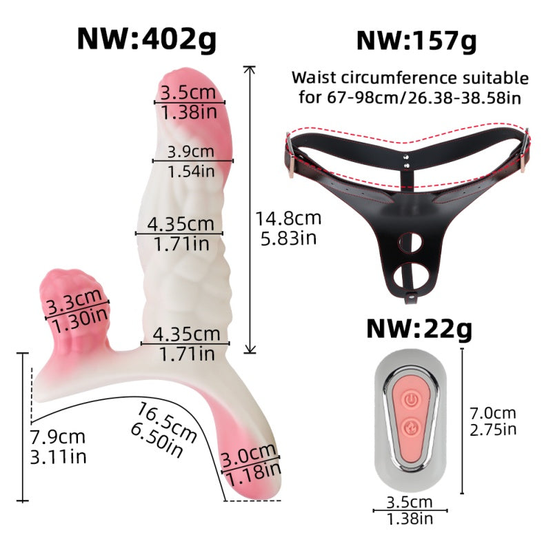 Strapon Tentacle Dildo Fantasía Monster - Estímulo Máximo para la Placer Lesbiana con Arnés