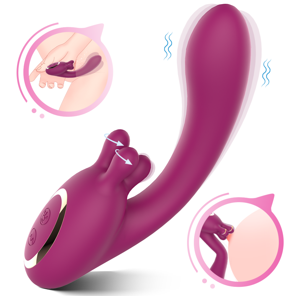 Fantástico Punto G Vibrador - Succionador de Clítoris Magic Wand para Orgasmo Femenino
