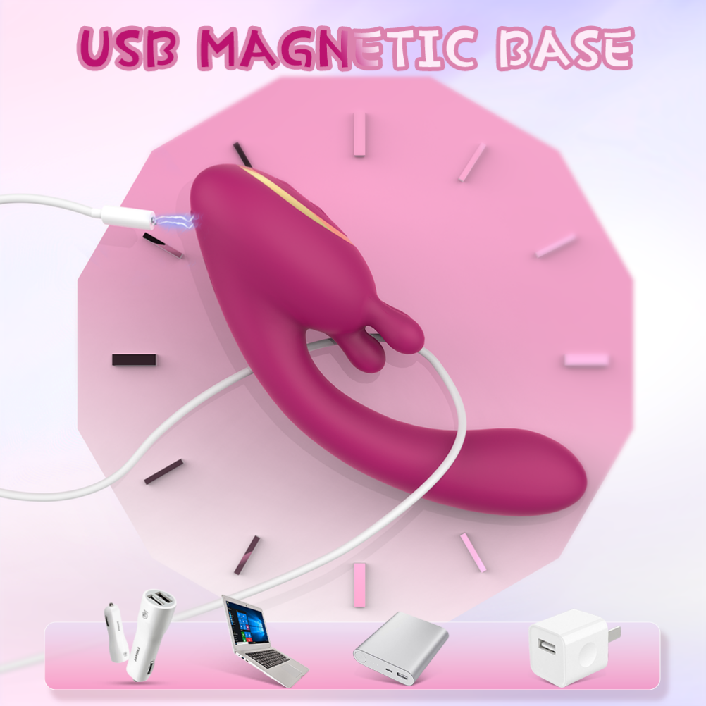 Fantástico Punto G Vibrador - Succionador de Clítoris Magic Wand para Orgasmo Femenino