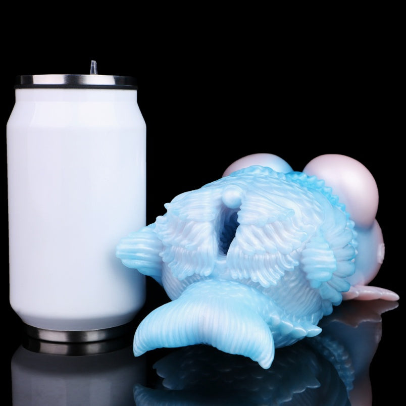 Sex Doll de Fantasía Sirena de Silicona Azul - Masturbador de Alta Estimulación para el Placer Masculino