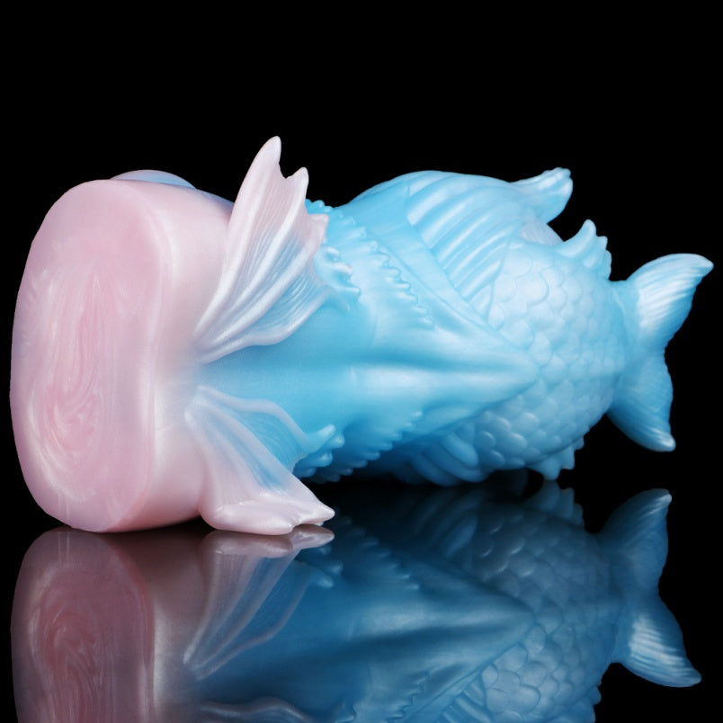 Sex Doll de Fantasía Sirena de Silicona Azul - Masturbador de Alta Estimulación para el Placer Masculino