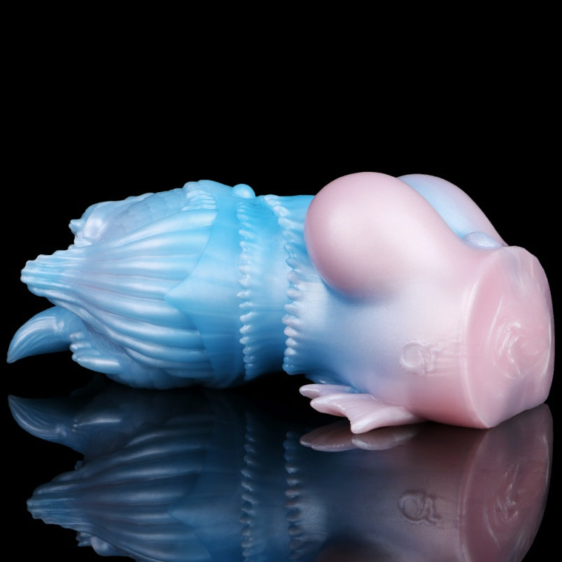 Sex Doll de Fantasía Sirena de Silicona Azul - Masturbador de Alta Estimulación para el Placer Masculino