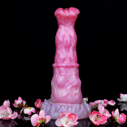 Consolador de Silicona Fantasía con Forma de Dragón – Estimulador Vaginal con Textura de Carne