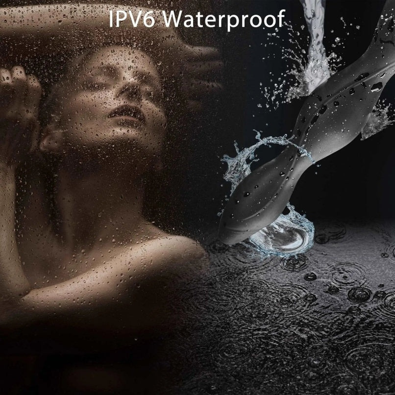 Bolas anais de silicone com vibração e aquecimento – Estimulador do ponto G para homens e mulheres, vibrador unissex