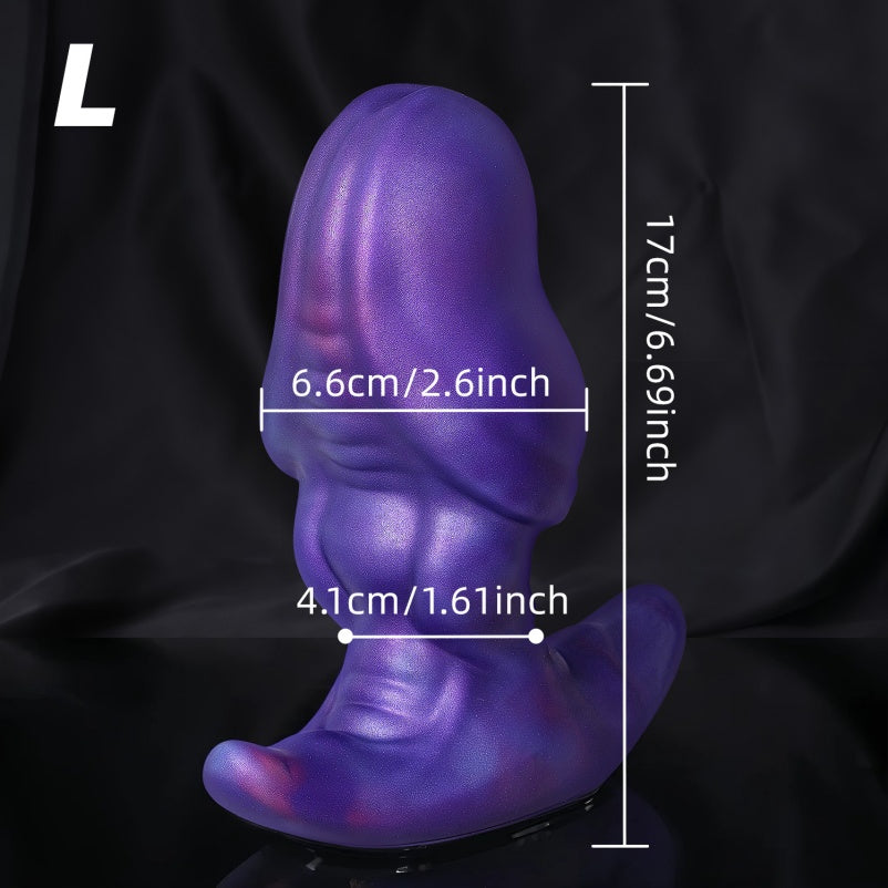 Dildo Fantasia com Glande Gigante e Base em Âncora – Dildo Anal e Vaginal para Expansão Extrema