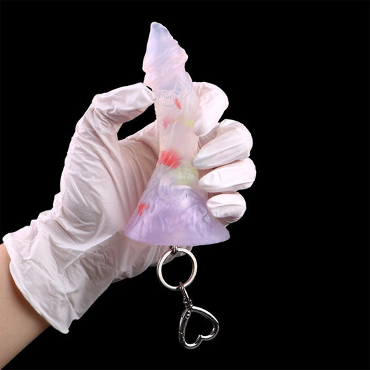 Dragon Dildo Transparente Fosforescente – Juguete Vaginal en Silicona con Ventosa para Noches de Fantasía