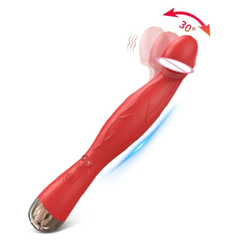 Vibrador de Mano para Punto G con Diseño Curvo – Masajeador Vaginal Multifuncional para el Orgasmo Femenino