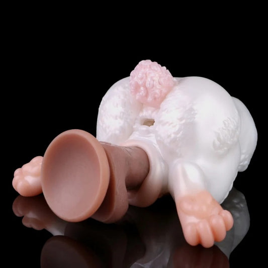 Fantasy Rabbit Style Sex Doll Torso – Sex Toys for Men with Dual Channel and Realistic Tail