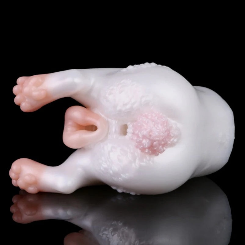 Fantasy Rabbit Style Sex Doll Torso – Sex Toys for Men with Dual Channel and Realistic Tail