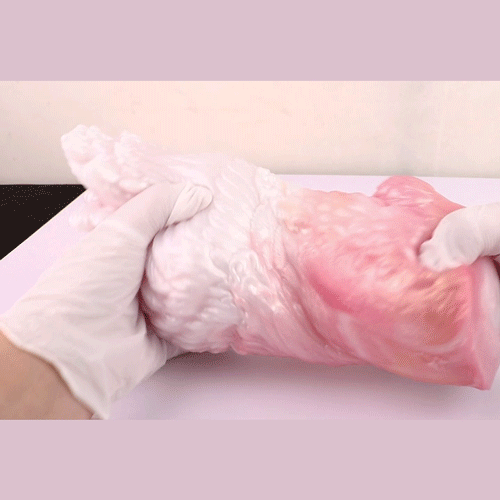 Muñeca Sexual de Silicona Rosa con Diseño de Ángel - Estimulador de Mano para Masaje de Pene