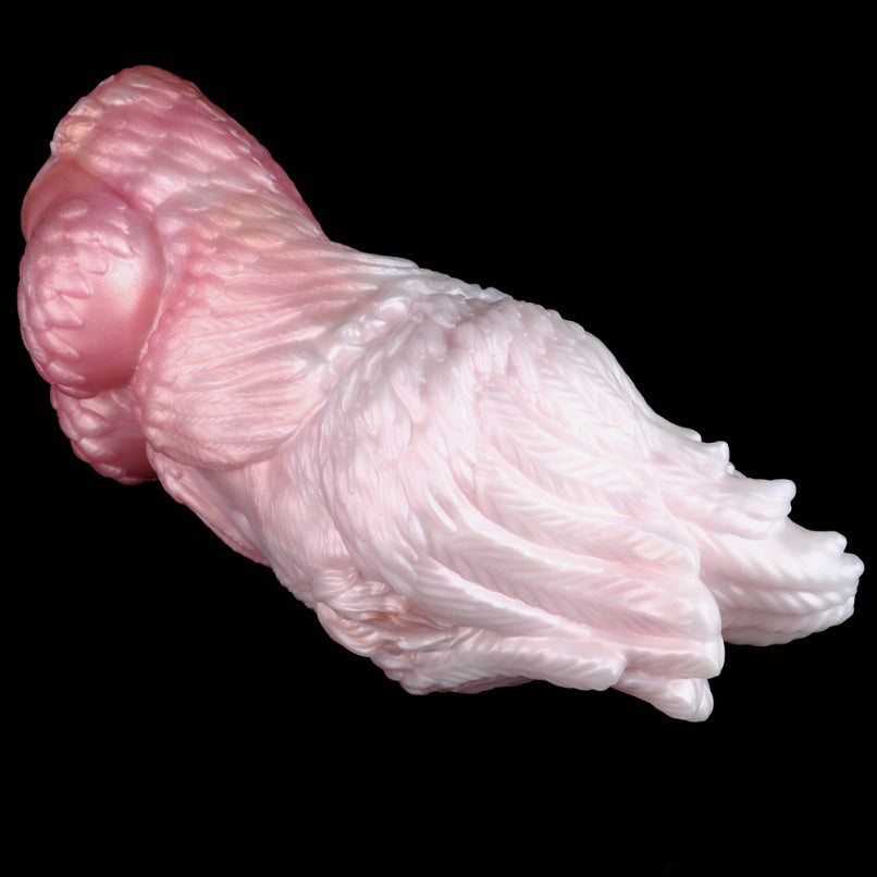 Muñeca Sexual de Silicona Rosa con Diseño de Ángel - Estimulador de Mano para Masaje de Pene