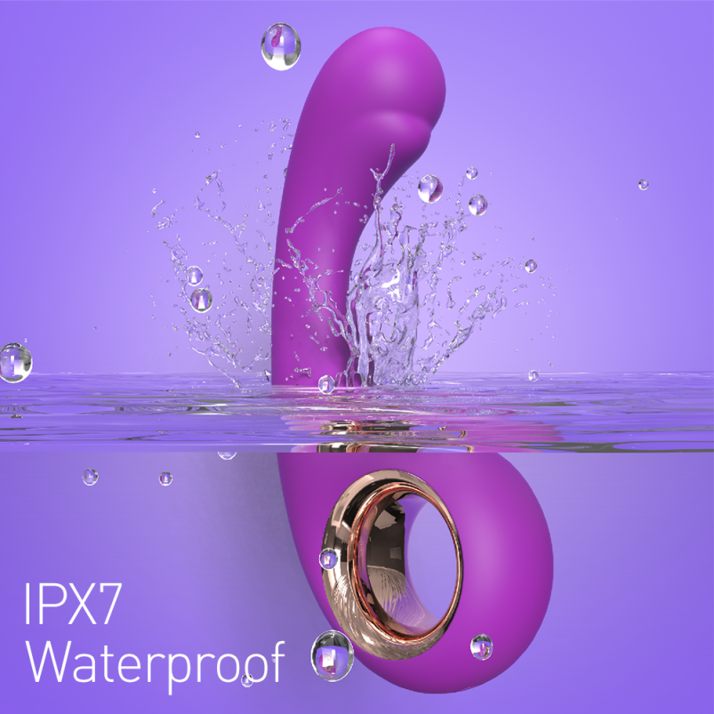 Punto G Vibrador Magic Wand Portátil - Estimulador de Orgasmo Femenino con Inserción de Silicona