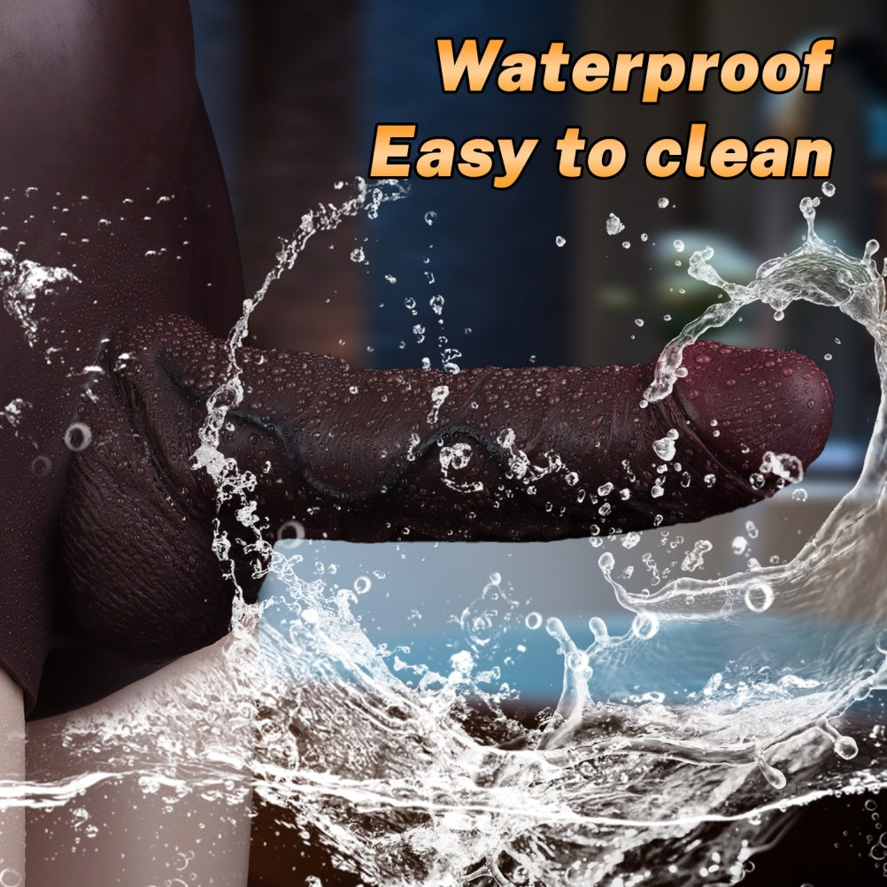 Funda de Pene Strap-On de Silicona Negra para Sheath Underwear - Herramienta de Aumento de Grosor y Tamaño del Pene Adaptada al Contorno Corporal