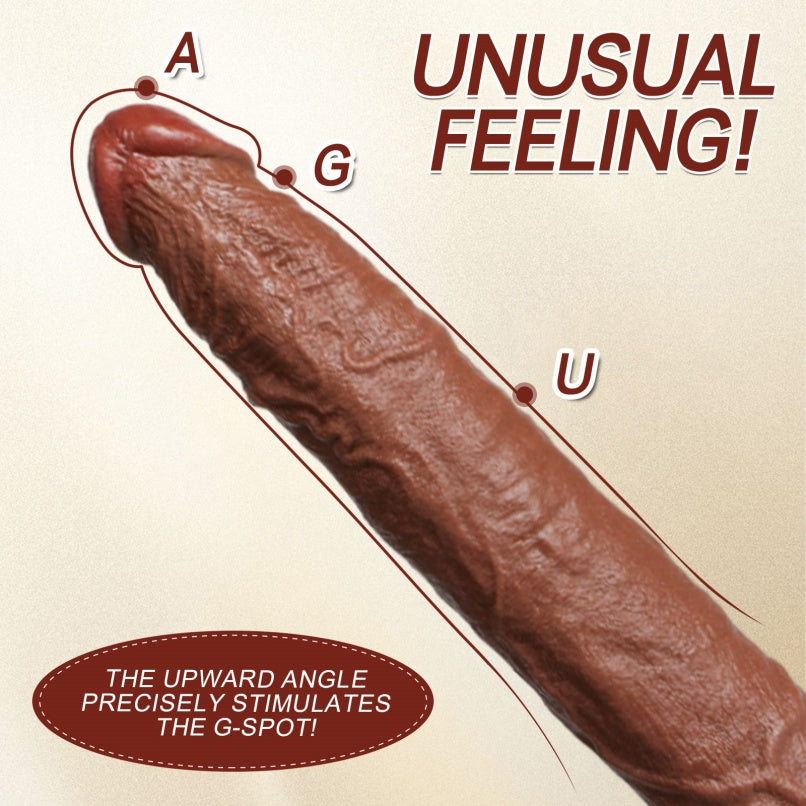 Dildo Fantasía Ultra Largo de Silicona Realista para Análisis - Pene de 52 cm Herramienta de Exploración Vaginal