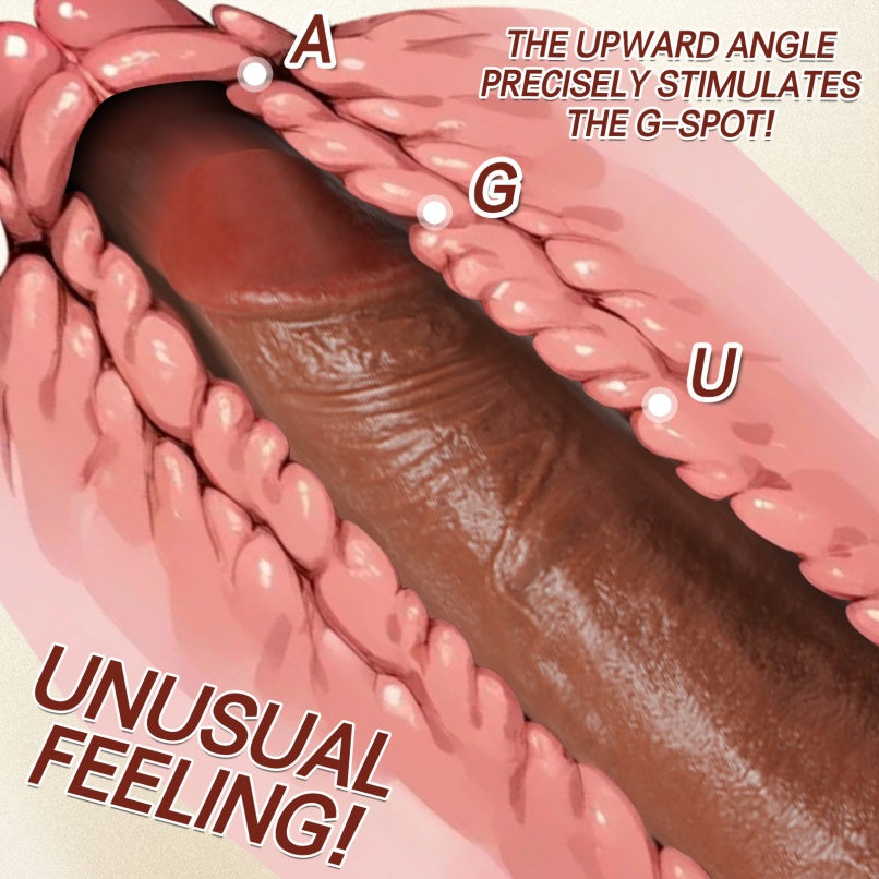 Dildo Fantasía Ultra Largo de Silicona Realista para Análisis - Pene de 52 cm Herramienta de Exploración Vaginal