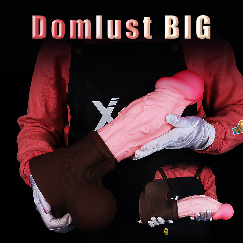 Super Realistic XXL Dildo with Testicles – Large Dildo with Suction Cup and Core for Stable Thrusts