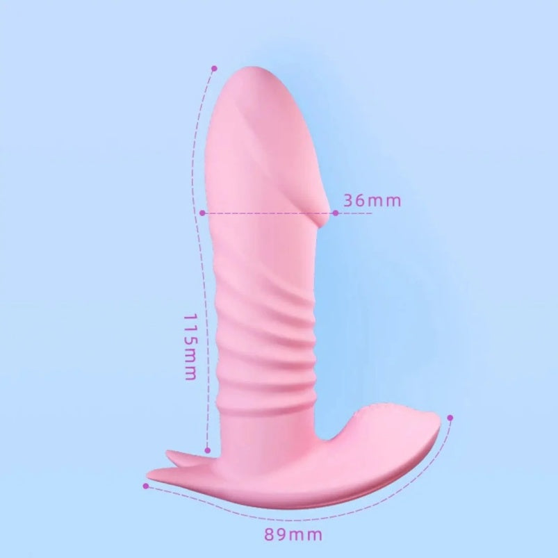 Consolador Vibrador de Empuje para Punto G con Base de Ancla – Revolución en Juguetes Sexuales para Mujeres y Estimulación del Clítoris