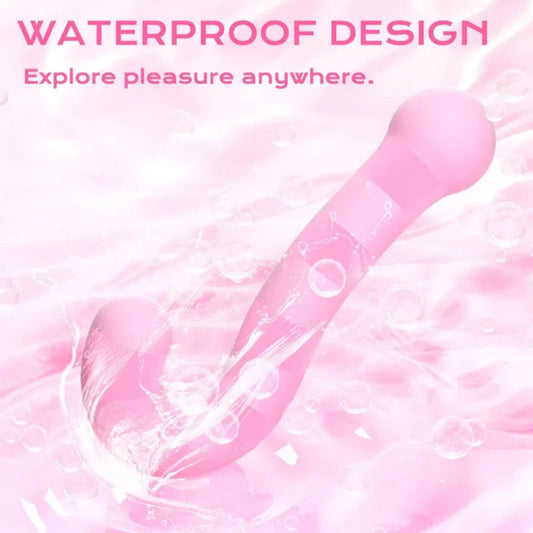 Vibrador de Silicona Curvo para Punto G - Masaje Vaginal y Estimulador de Clítoris con Control por App