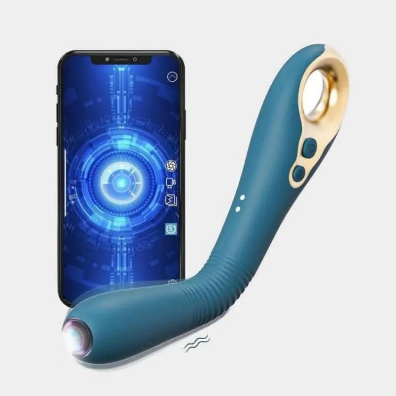 Vibrador Dildo con Cámara HD y Calefacción - Estimulador del Punto G para el Orgasmo Femenino Definitivo