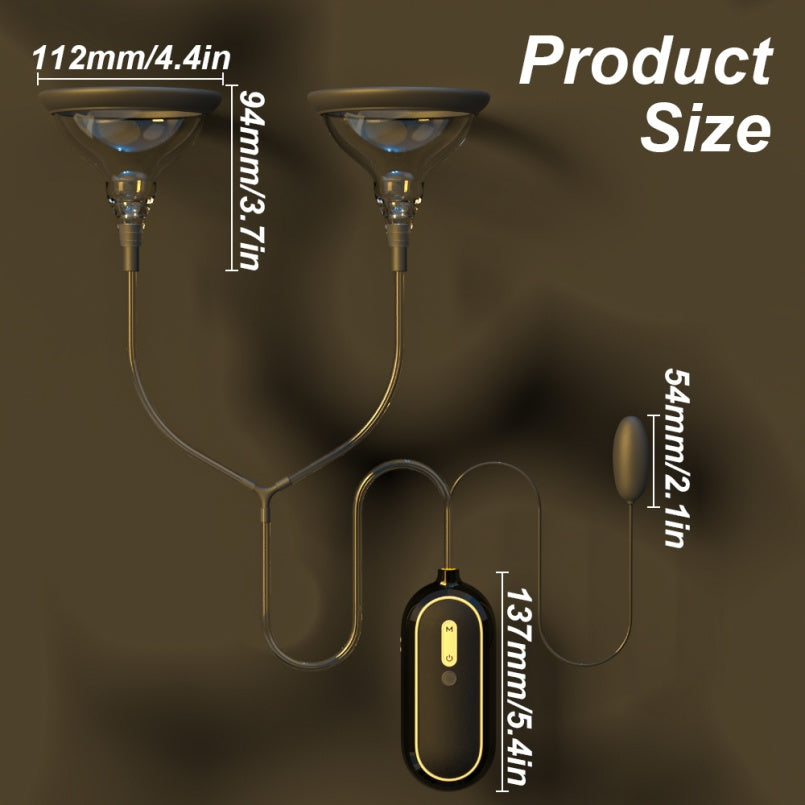 Vibrador Punto G y Succionador de Pezones - Diseño 2 en 1 Multifuncional para el Orgasmo Femenino