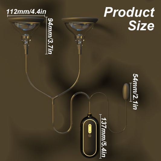 Vibrador Punto G y Succionador de Pezones - Diseño 2 en 1 Multifuncional para el Orgasmo Femenino