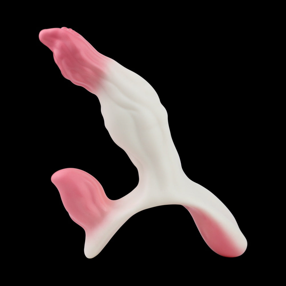 Lesbianas con Arnés Silicona Fantasía Tentacle Dildo: Estímulo Vaginal y Vibración Multifuncional para el Placer Total