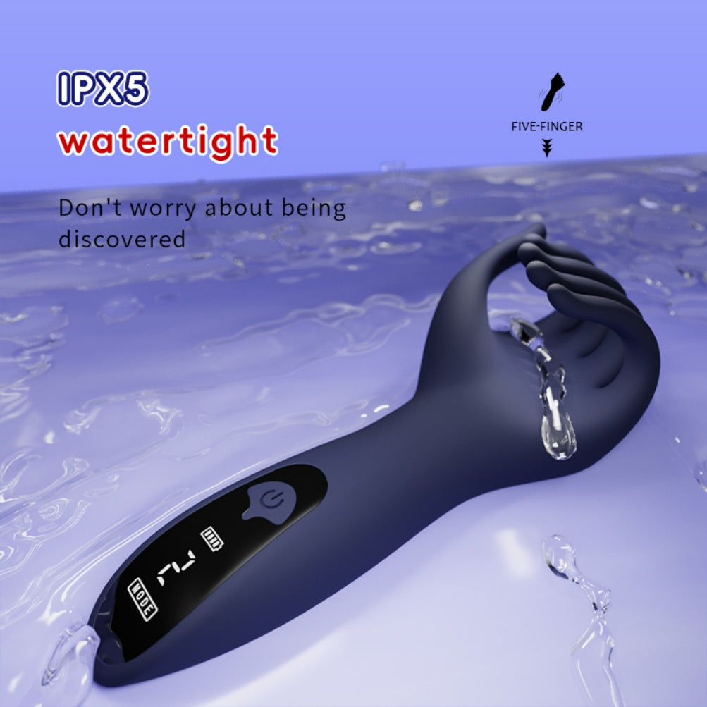 "Fantasy Hand" Male Masturbator - Manual Masturbation Simulator with Vibration and LCD Screen