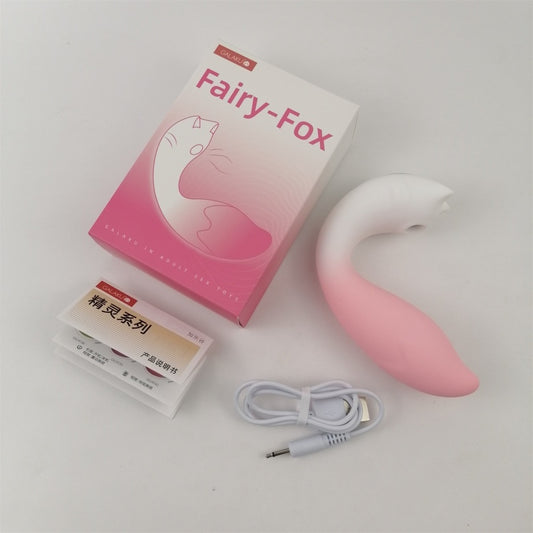Vibrador Fox "Fairy-Fox" con App y Calefacción – Estimulador de Clítoris y Punto G de Silicona