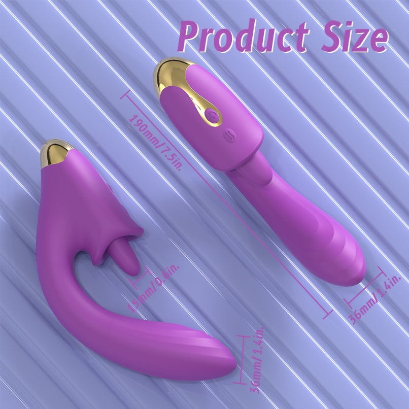 Vibrador Punto G con Succionador de Clítoris – Masaje Vaginal para Orgasmo Femenino