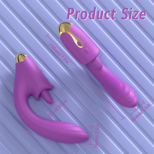 Vibrador Punto G con Succionador de Clítoris – Masaje Vaginal para Orgasmo Femenino