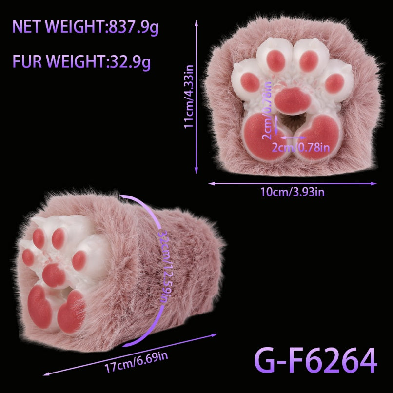 Muñeca Sexual Fantasía con Mano de Gato de Silicona – Masturbación para Hombre con Masaje de Pene