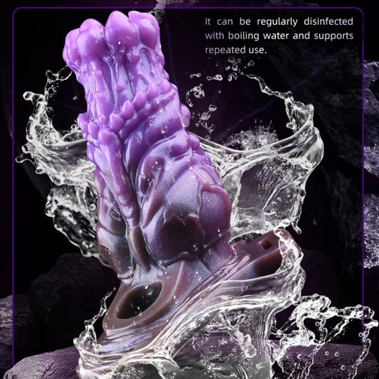 Funda de pene de silicona con extensión – Impacto de forma y presión sensorial