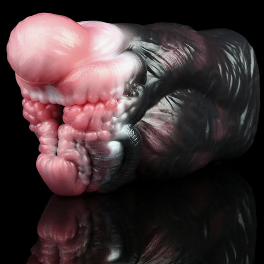 Panda Torso Fantasy Silicone Sex Dolls - Male Masturbator with Fleshy Pad Texture