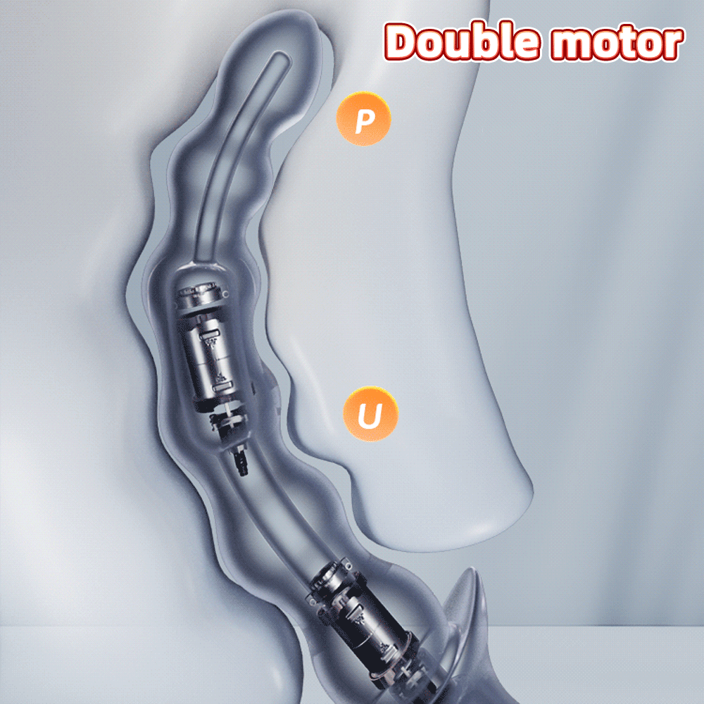 Vibrador de Bolas Anales y Estimulador de Próstata – Juguetes Sexuales para Hombres de Silicona Líquida para el Punto G