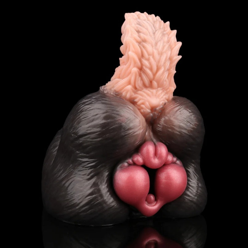Fantasy Sex Doll "Animal Hips" - Realistic Textured Silicone Toy for Deep Masturbation