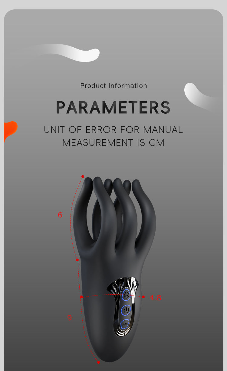 Octopus Tentacle Type Male Masturbator - Silicone Sex Toy for Penis and Testicle Stimulation