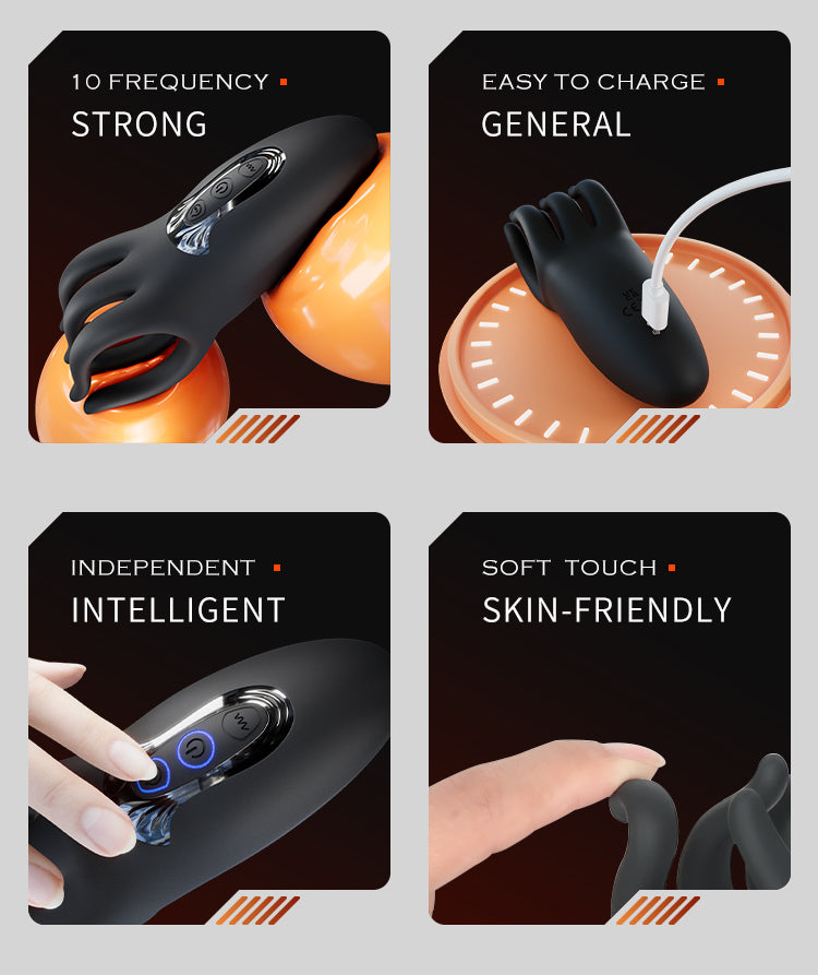 Octopus Tentacle Type Male Masturbator - Silicone Sex Toy for Penis and Testicle Stimulation